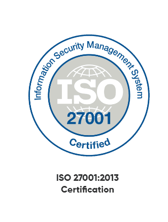 ISO 27001:2013 Certified